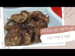 ALITAS CON MIEL Y SOJA EN FREIDORA DE AIRE