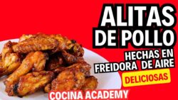 ALITAS DE POLLO – HECHAS EN LA FREIDORA DE AIRE #freidoradeaire #cocinafacil #cocina