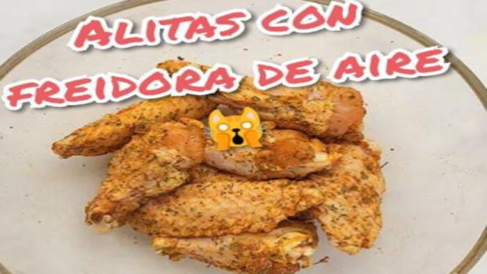AlitaS de POllO  en freidora de Aire 👍👍🥳