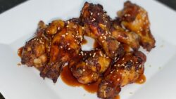 Alitas con Salsa Teriyaki en Freidora de Aire