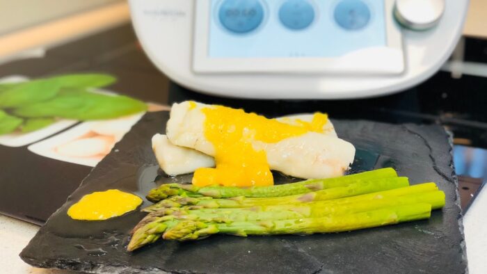 BACALAO CON SALSA DE MANGO con THERMOMIX TM6 | Probamos Cocina al Vacío