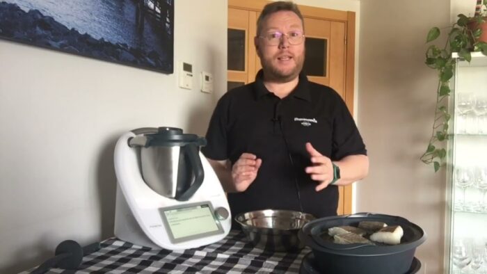 Bacalao, Espinacas y Garbanzos con Salsa de Potaje con Thermomix y José Ángel