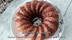 Bizcocho de nocilla en Taurus Trending Cooking y Freidora de aire 9 en 1 de Silvercrest