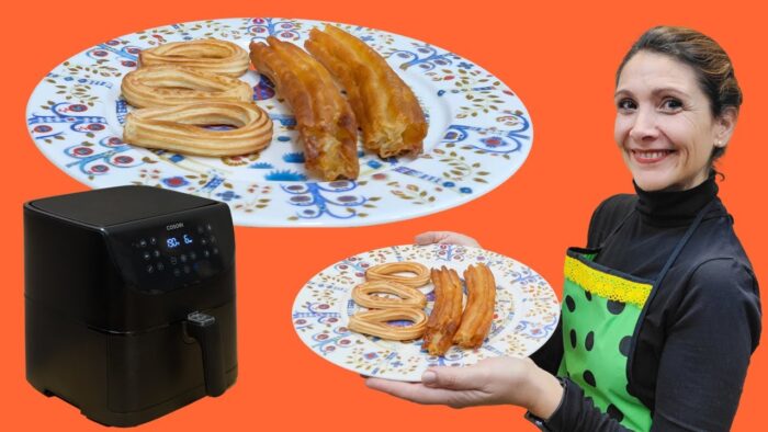 ✅ CHURROS y PORRAS congeladas en FREIDORA de AIRE, freidora sin aceite o air fryer / Cosori