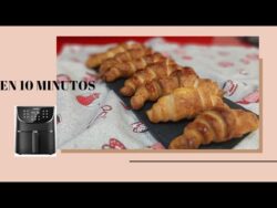 CROISSANT EN FREIDORA DE AIRE EN 10 MINUTOS #recetascosori #recetasrapidas #airfryer