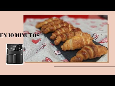CROISSANT EN FREIDORA DE AIRE EN 10 MINUTOS #recetascosori #recetasrapidas #airfryer