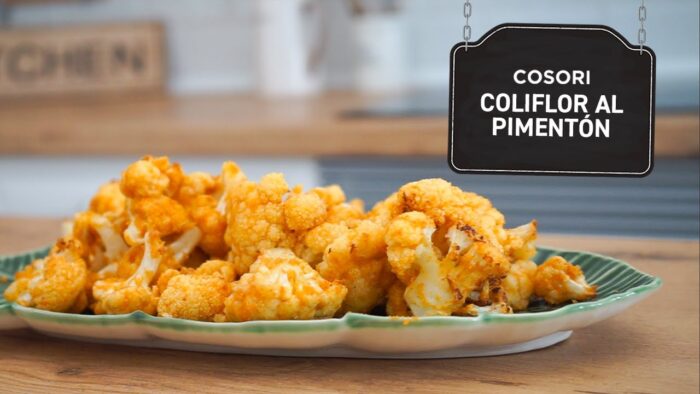 Coliflor al pimentón: receta fácil, rápida y saludable en freidora de aire Cosori