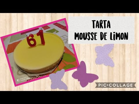 Como hacer TARTA MOUSSE de LIMON THERMOMIX| RECETA THERMOMIX | LEMON MOUSSE CAKE