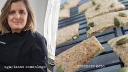 Crackers keto, pan, aperitivo #lowcarb #singluten receta Thermomix