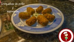 Croquetas de pollo y espinacas con Thermomix TM5
