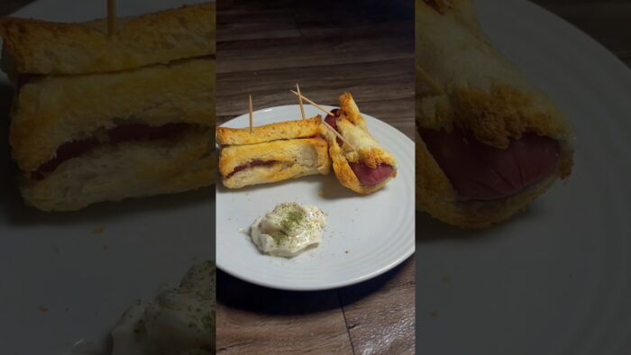 Desayuno Fácil 😱con una salchicha y una freidora de aire, Prueba Lo Fácil Que es!