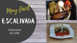 ESCALIVADA en FREIDORA DE AIRE muy FÁCIL 😋. Recetas freidora de aire