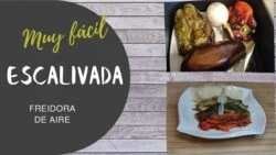 ESCALIVADA en FREIDORA DE AIRE muy FÁCIL 😋. Recetas freidora de aire