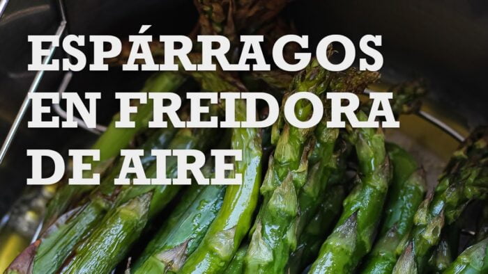 Espárragos en freidora de aire con la Instant Pot Duo Crisp