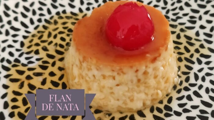 FLAN DE HUEVO CON NATA Y LECHE (receta Thermomix)