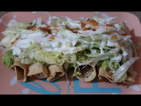 FLAUTAS DE RES // FREIDORA DE AIRE