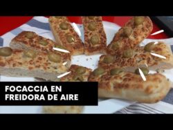 🇮🇹 FOCACCIA EN FREIDORA DE AIRE EN 4 MINUTOS 😳