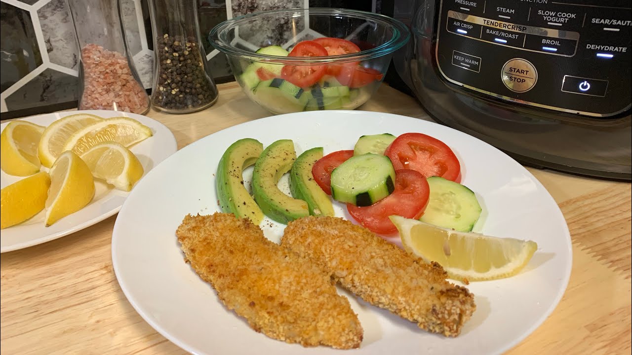 Filetitos de tilapia en la freidora de aire recetástico