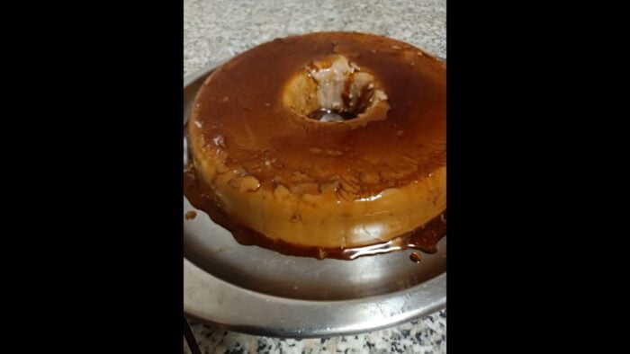 Flan de Ferrero Rocher, fácil y rico con Thermomix
