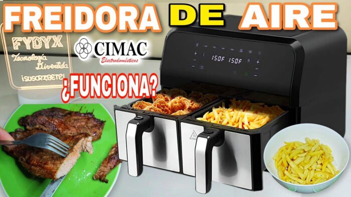 Freidora De Aire Doble CIMAC ¿ La Mejor De Todas ?