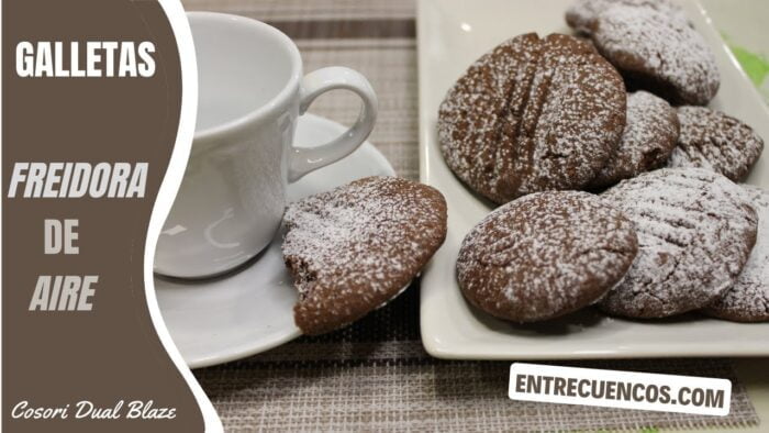 Galletas de chocolate 🍪🍪en FREIDORA DE AIRE | COsori Dual Blaze