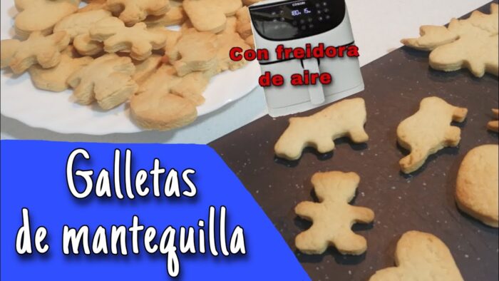 Galletas de mantequilla con freidora de aire