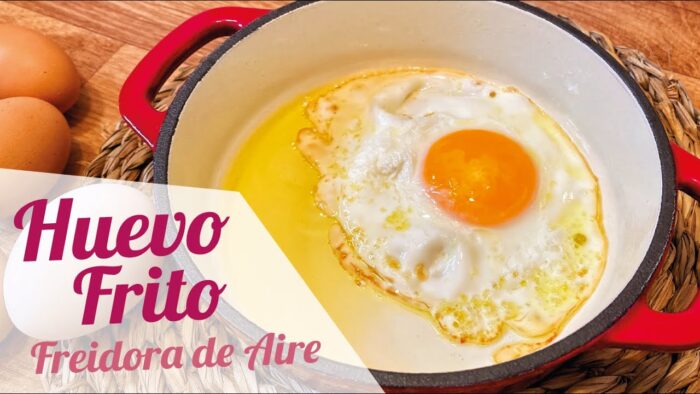 HUEVO FRITO EN FREIDORA DE AIRE 🍳 ¿Es posible? 🤔
