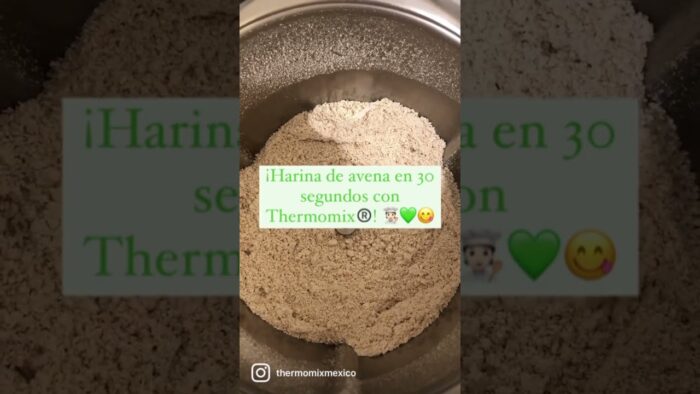 Harina de avena en 30 segundos con Thermomix®️. 🧑🏻‍🍳🙌🏻