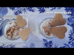 Leche merengada con Thermomix® un postre o merienda saludable y nutritivo #TM6 #TM5 #TM31