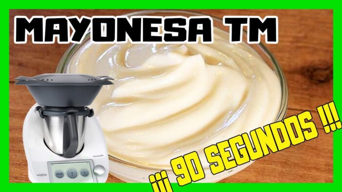 〽️〽️〽️〽️ MAYONESA con THERMOMIX en ¡¡¡ 90 segundos!!! 〽️〽️〽️ TM31 | TM5 | TM6