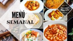 MENÚ Semanal  2  con THERMOMIX //  IDEAS fáciles de COMIDAS  para preparar de lunes a viernes…