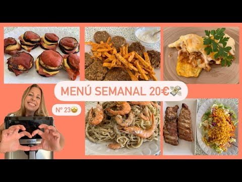🍍Menú SEMANAL por 20€ #23 con FREIDORA DE AIRE. ¿Realmente merece la pena?