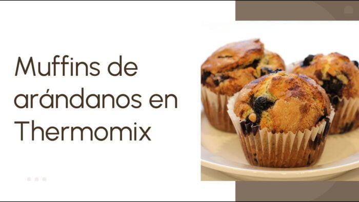 Muffins de arándano con THERMOMIX 🧁