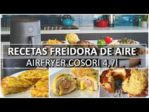 🌟 NUEVAS recetas DELICIOSAS en FREIDORA DE AIRE COSORI 4,7l | REVIEW COMPLETA 🔥🤩