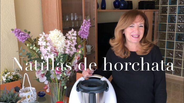 Natillas de horchata con Thermomix/  realizada por Justa Molina.     #JustaMolina #CocinandoconJusta