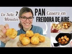 PAN CASERO en FREIDORA de AIRE *Pan de Queso en FREIDORA SIN ACEITE* RECETAS AIR FRYER