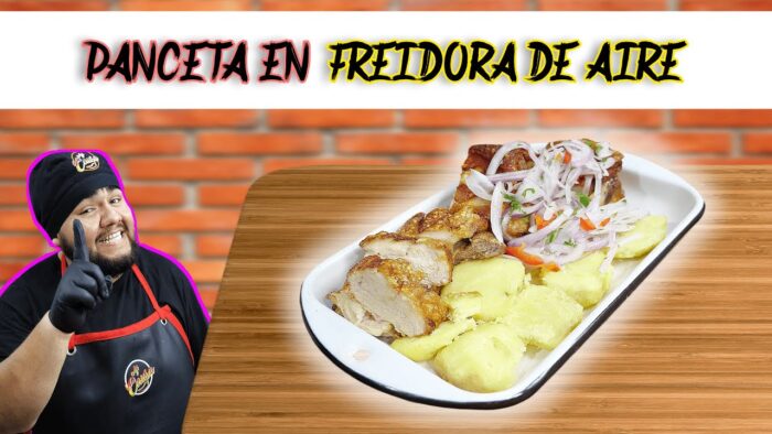 PANCETA CRUJIENTE EN FREIDORA DE AIRE 😋👨‍🍳❤️