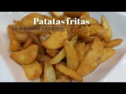 PATATAS FRITAS 🍟🍟CONGELADAS EN FREIDORA DE AIRE CECOTEC
