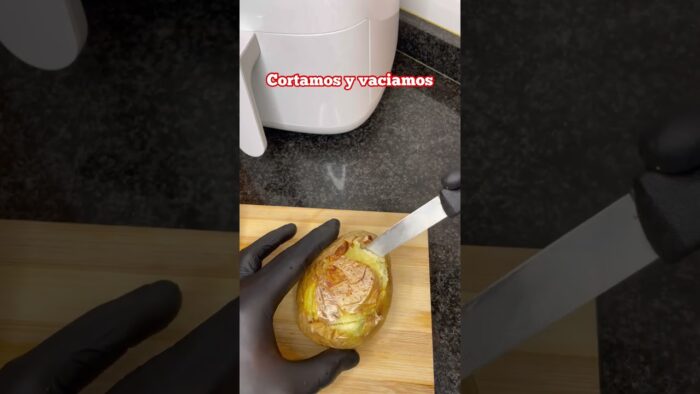 PATATAS RELLENAS EN FREIDORA DE AIRE 😋