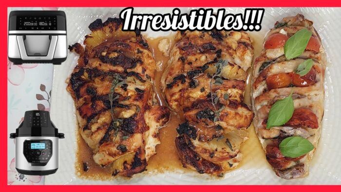 PECHUGA DE POLLO EN FREIDORA DE AIRE, OLLA GM FRY Y CECOFRY #ollagm #cecofry #freidoradeaire
