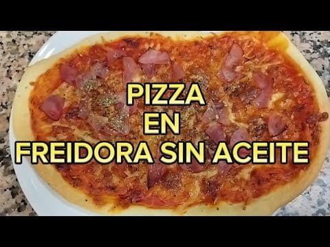 PIZZA EN FREIDORA DE AIRE #airfryer #cecotec #freidoradeaire
