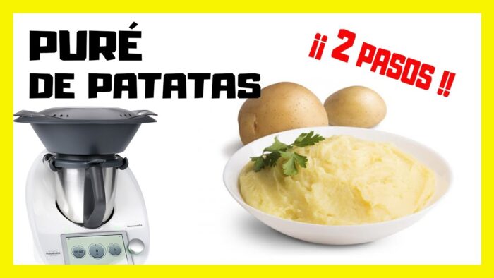🥔🥣🥔🥣🥔🥣 [[[[[ PURÉ DE PATATA ]]]]]  riquisimo hecho con THERMOMIX muy rápido en 2 pasos