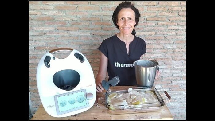 Pescado con salsa de champiñones con thermomix® #TM21 #TM31 #TM5 #TM6