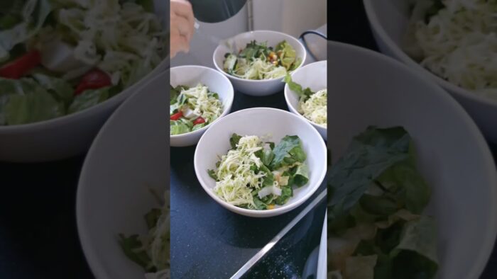 Preparando una ensalada con Thermomix