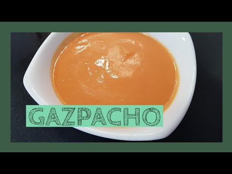 Receta de GAZPACHO sin pan THERMOMIX y sin cebolla 😋😋😋