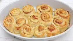 Roles de JAMÓN y QUESO con  Thermomix