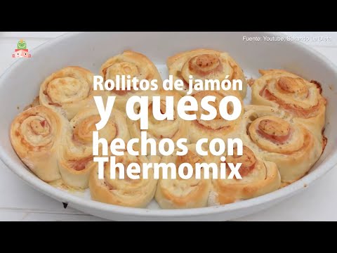 Rollitos de jamón y queso con Thermomix
