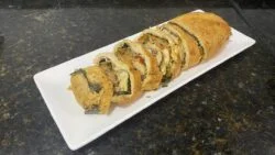 Rollo de Pollo y Espinaca en Freidora de aire