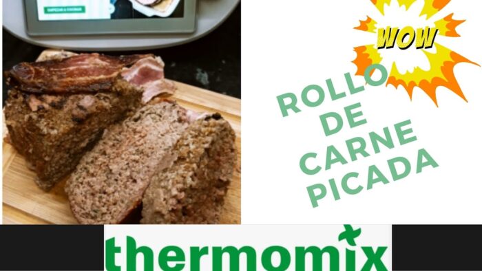 Rollo de carne picada con Thermomix
