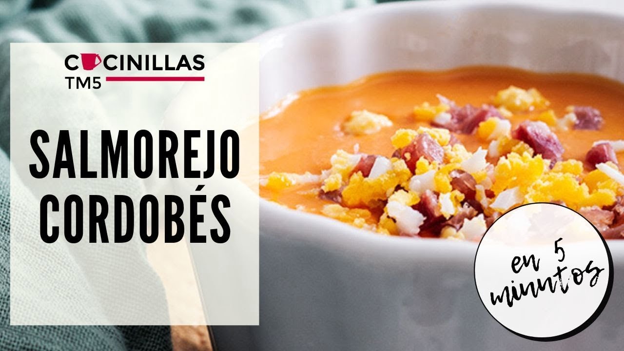 Salmorejo Cordobés en 5 minutos | Recetas Thermomix